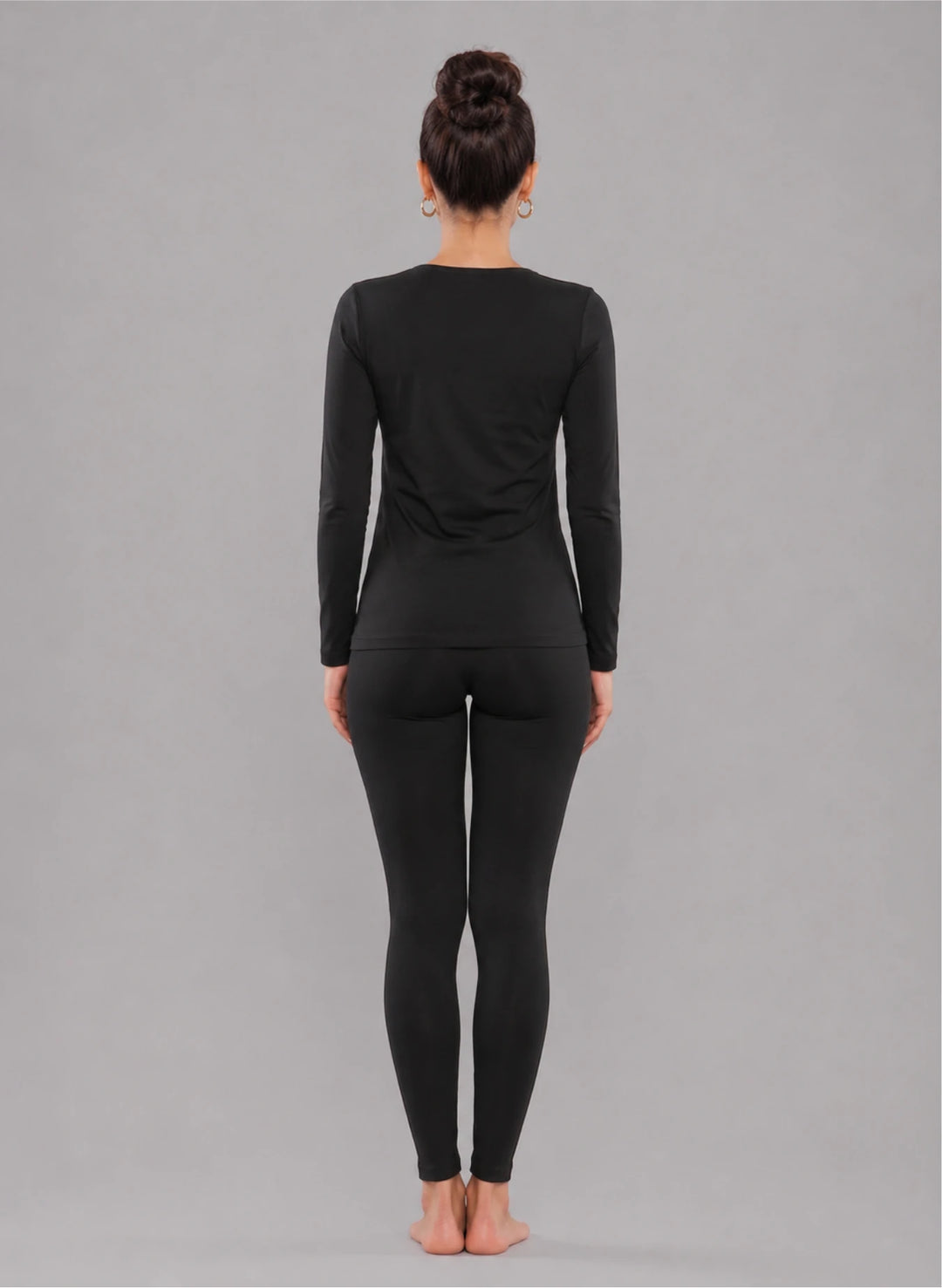Ensemble t-shirt manches longues col rond et legging