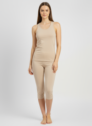 Ensemble Confort Coton – Débardeur Dos Nageur & Corsaire Basique