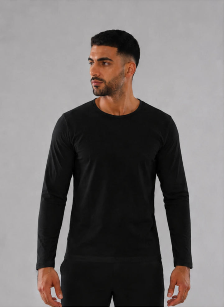 T-shirt manches longues col rond