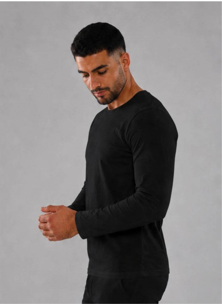 T-shirt manches longues col rond