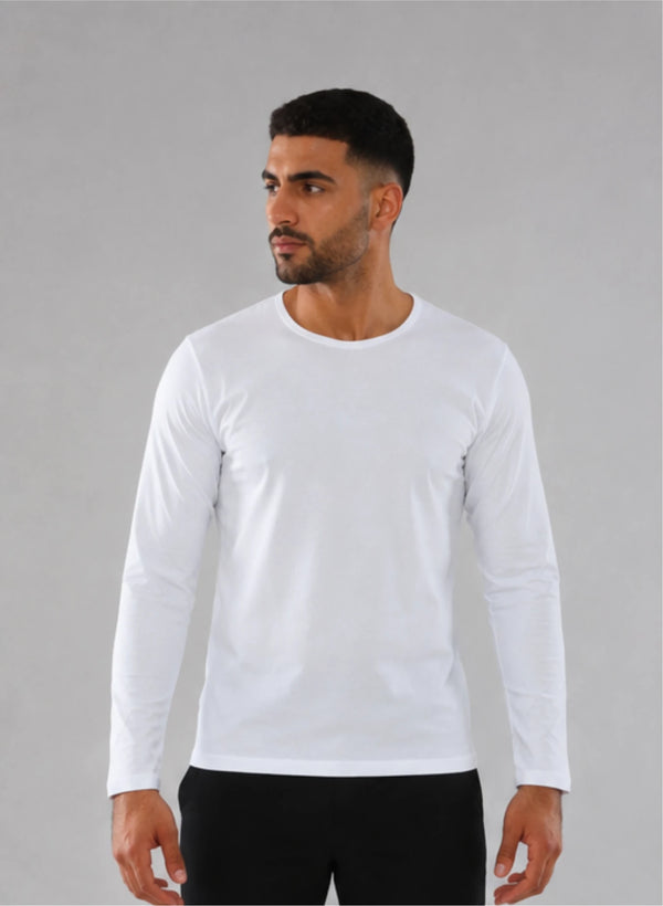 T-shirt manches longues col rond