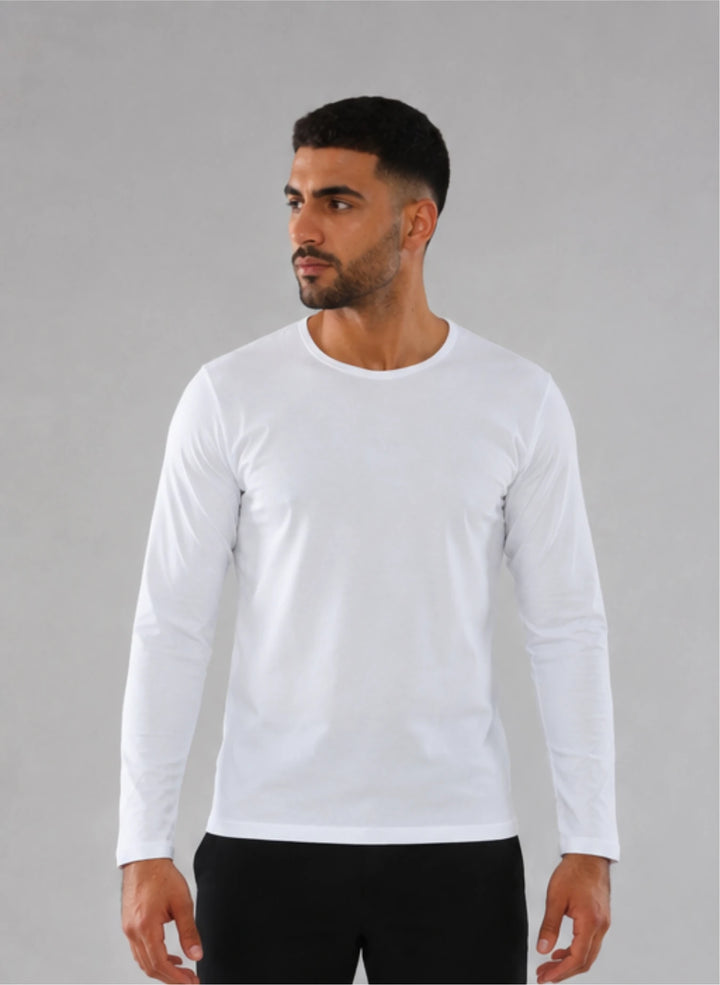T-shirt manches longues col rond