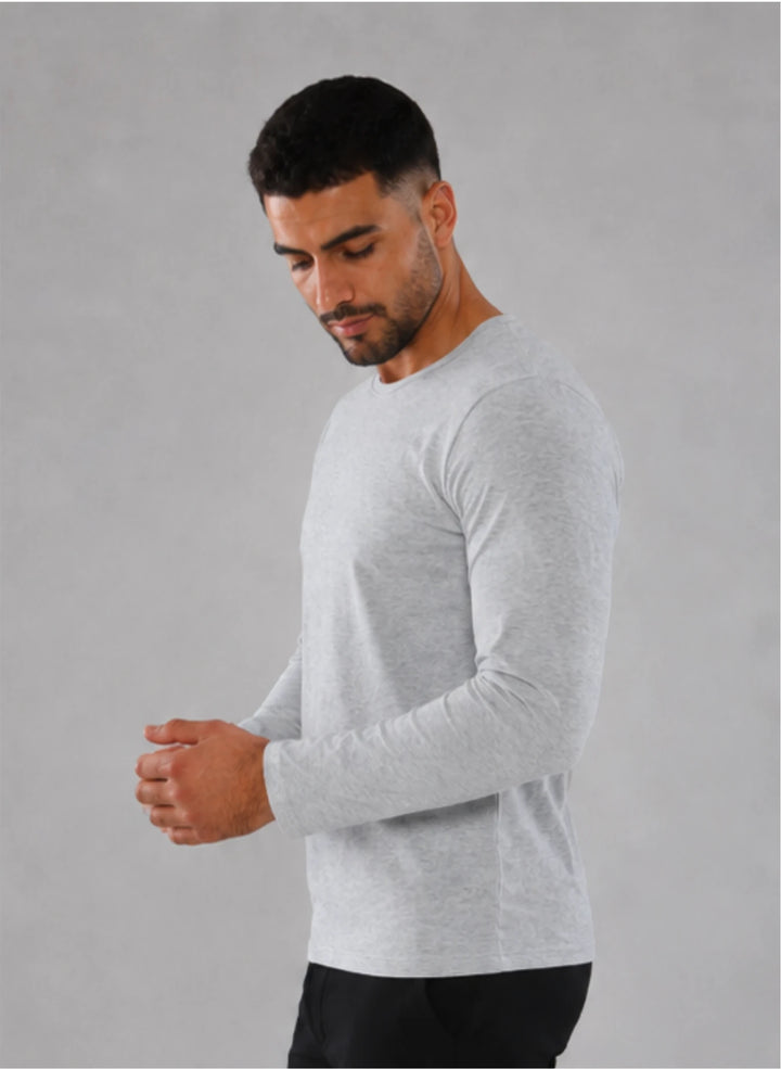T-shirt manches longues col rond