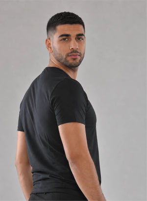 T-shirt manches courte col v