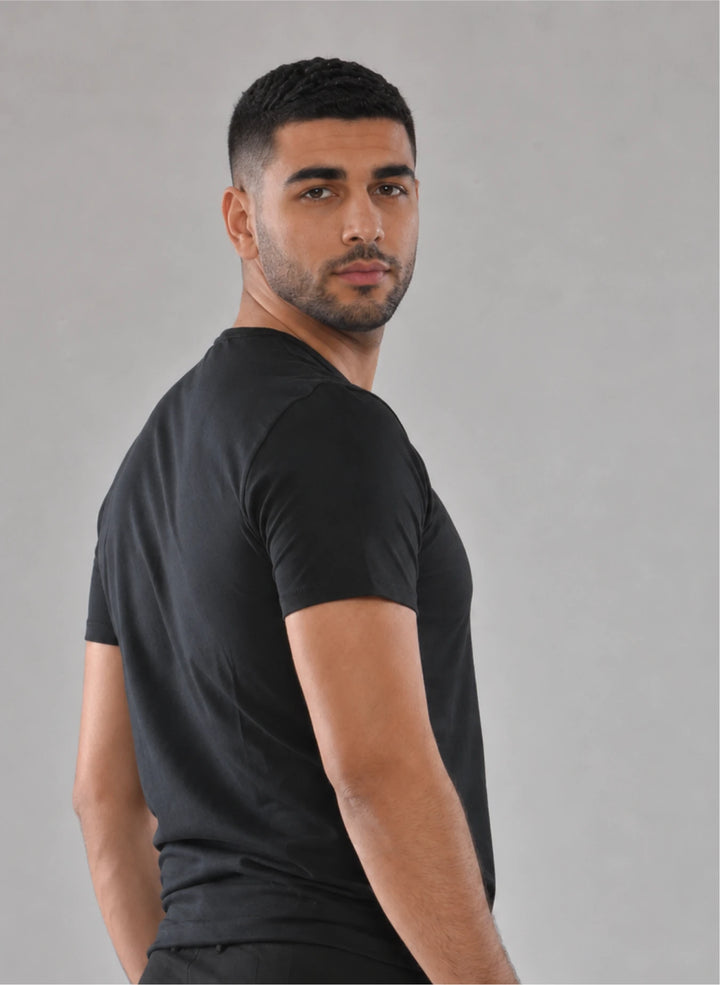 T-shirt manches courte col v