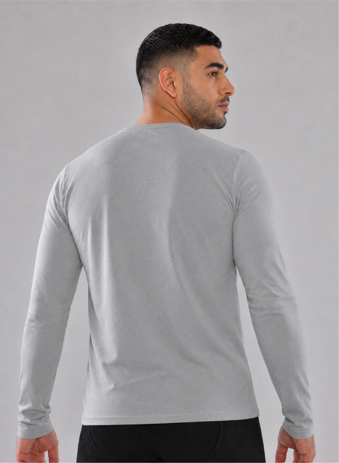 T-shirt manches longues col v