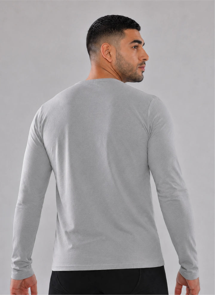 T-shirt manches longues col v