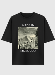 T-shirt Oversize 100 % Coton – “Made in Morocco – Moussem”