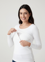Pull d’allaitement manches longues