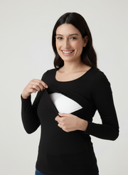 Pull d’allaitement manches longues