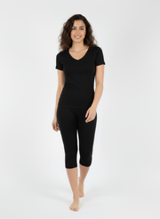 T-shirt manches courtes col V