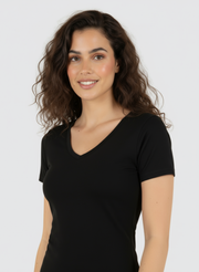 T-shirt manches courtes col V