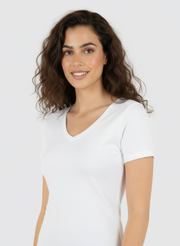 T-shirt manches courtes col V