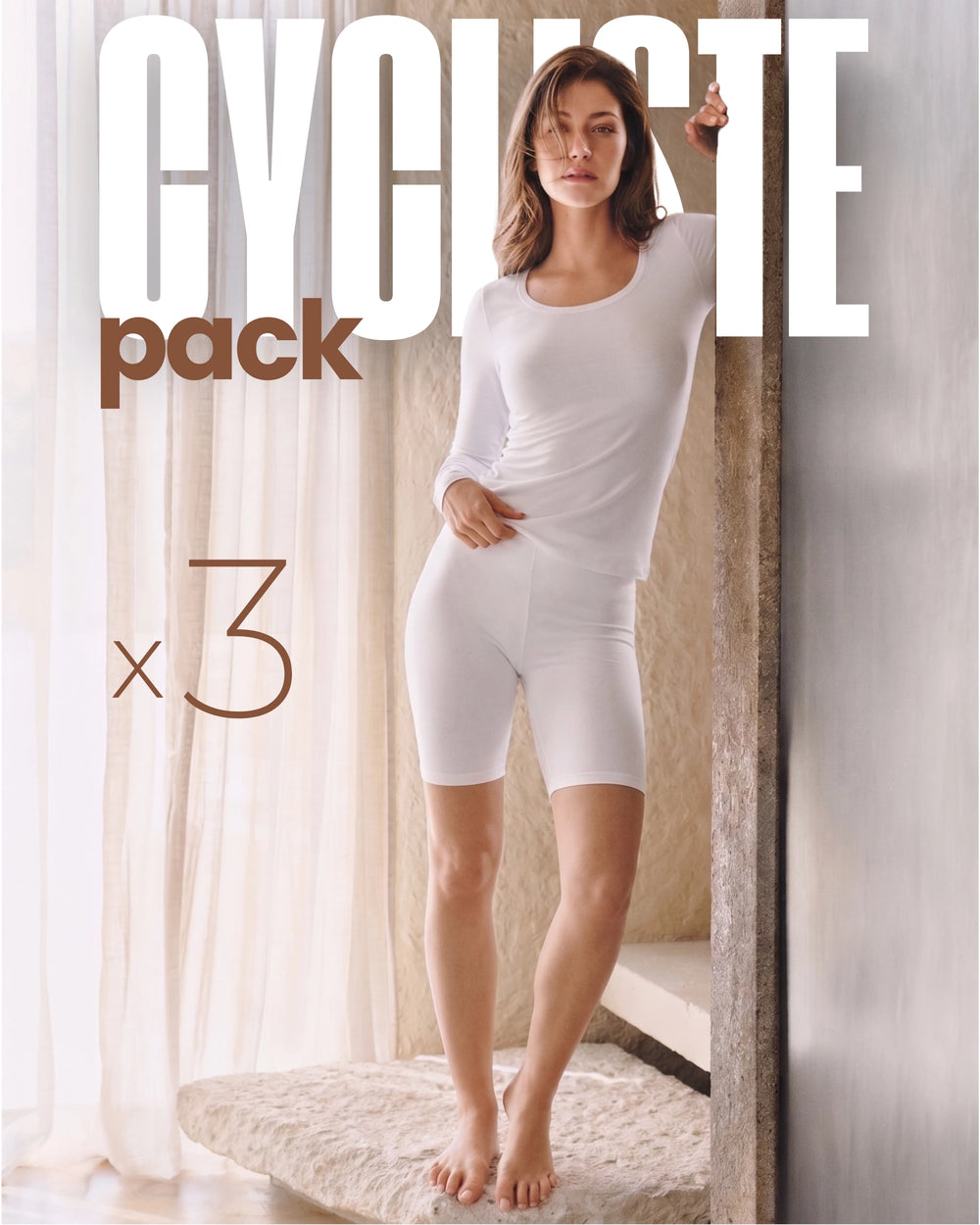 Pack 3 cycliste fitness