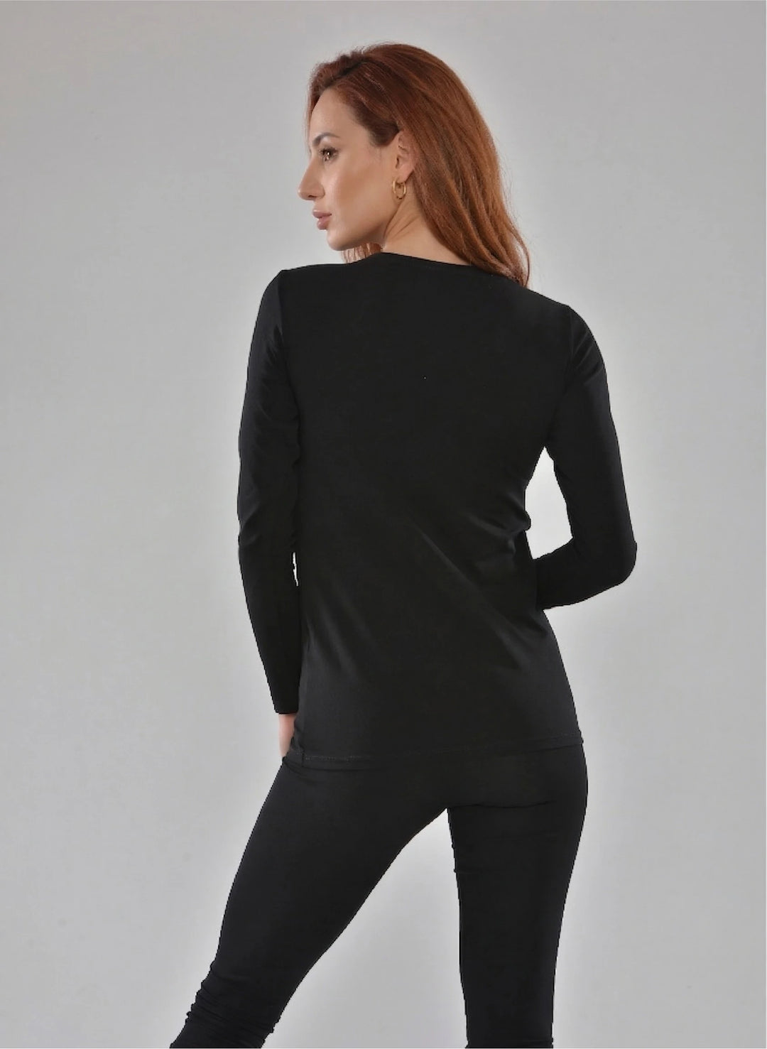 T-shirt manches longues col rond
