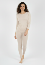 Charger l’image dans la visionneuse de la galerie, Ensemble T-shirt à ML Col Rond + Corsaire Basique
