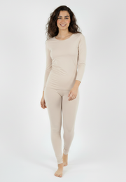 T-shirt Manches Longues Col Rond Coton