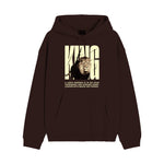 Charger l’image dans la visionneuse de la galerie, Hoodie "KING Lion" - Grenat Chocolat
