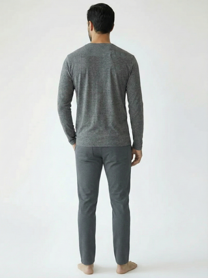 T-shirt manches longues col V