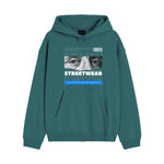 Charger l’image dans la visionneuse de la galerie, Hoodie "STREETWEAR " - Vert Dollar Graphic
