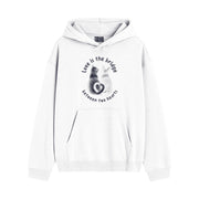 Sweat à Capuche Blanc 