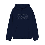 Sweat à Capuche Bleu Marine 