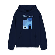 Sweat à Capuche Bleu Marine 