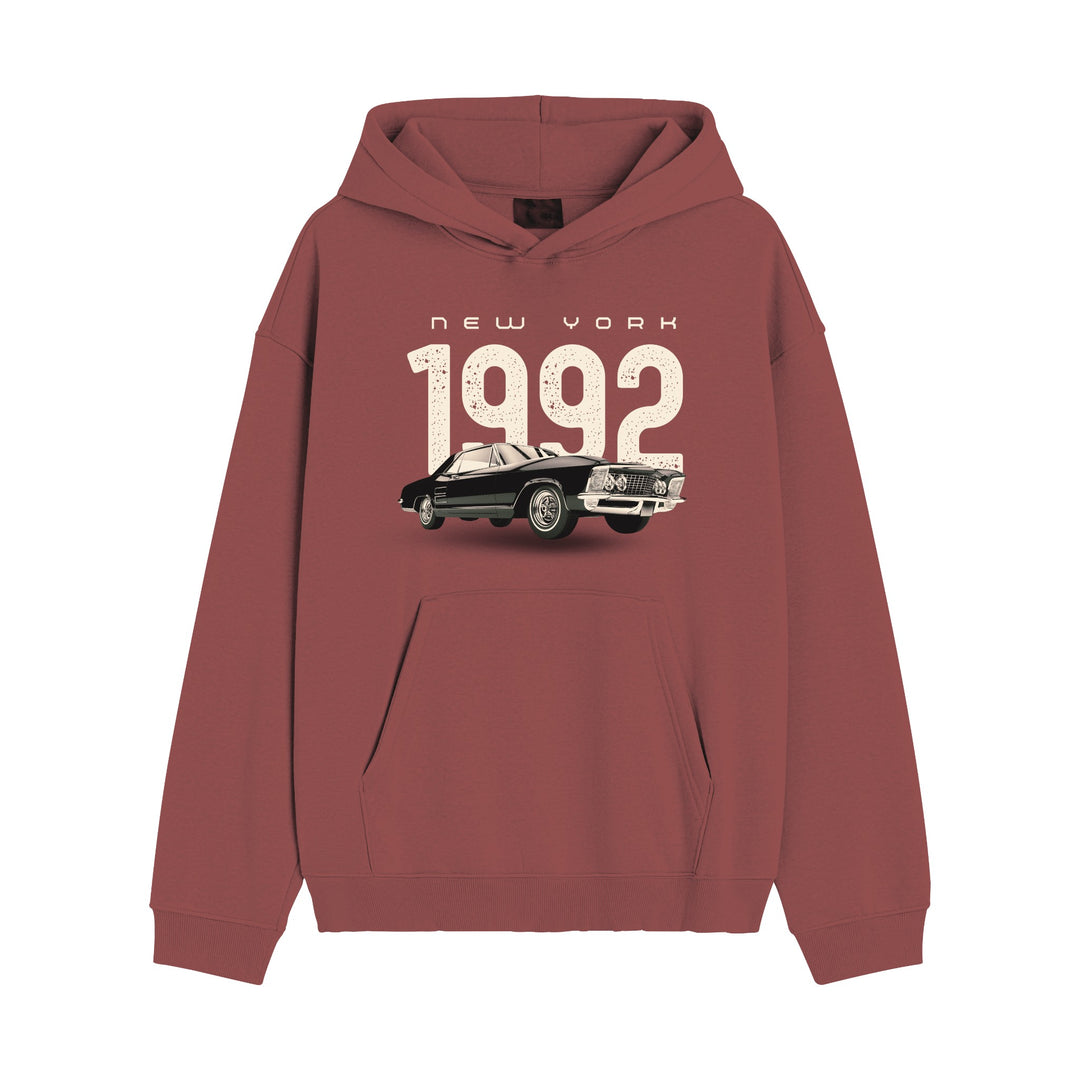 Sweat à Capuche Rétro "New York 1992"