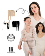 Charger l’image dans la visionneuse de la galerie, Pack Omra Femme Confort Premium - Deux ensembles + 3 Débardeurs
