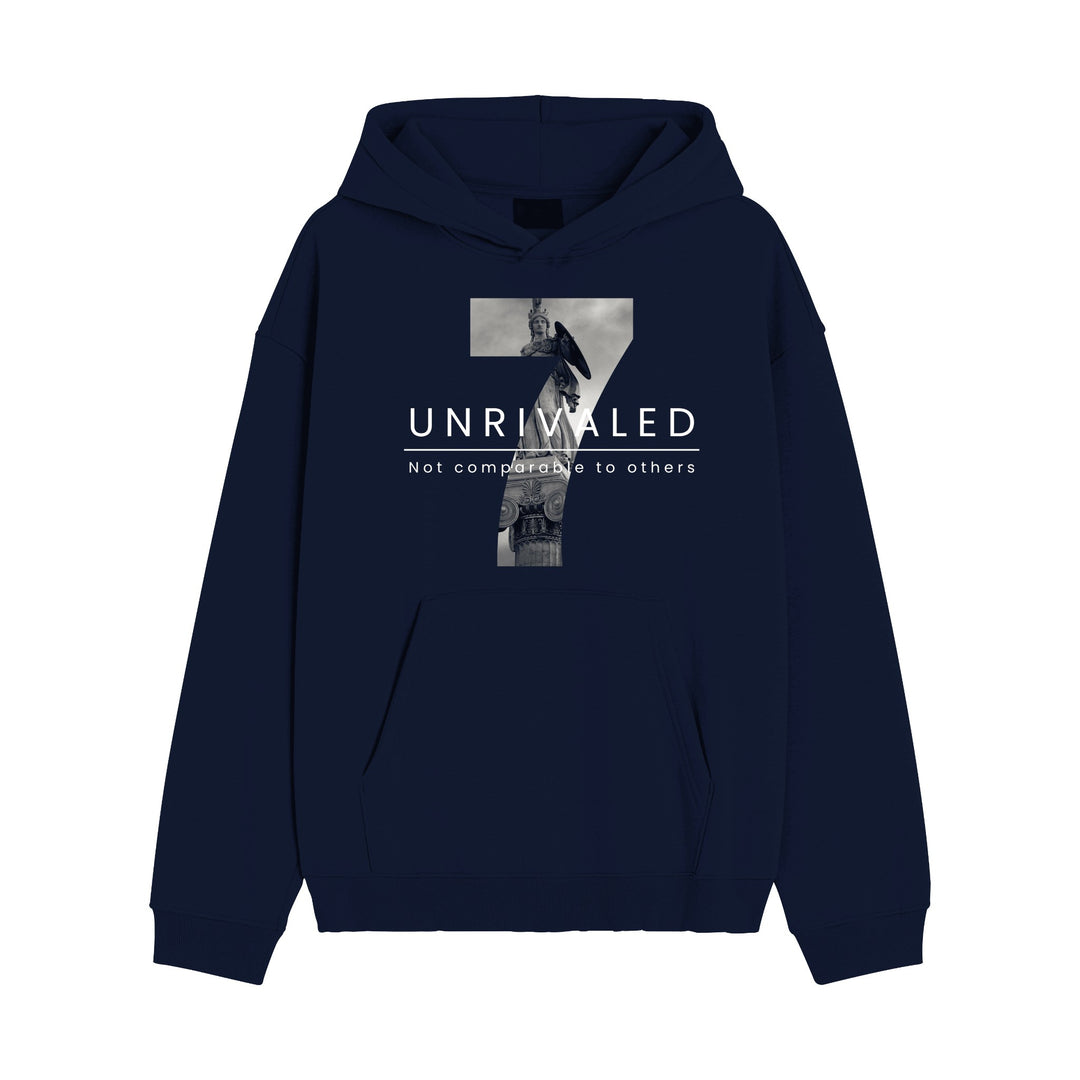 Sweat à Capuche Bleu Marine "UNRIVALED"