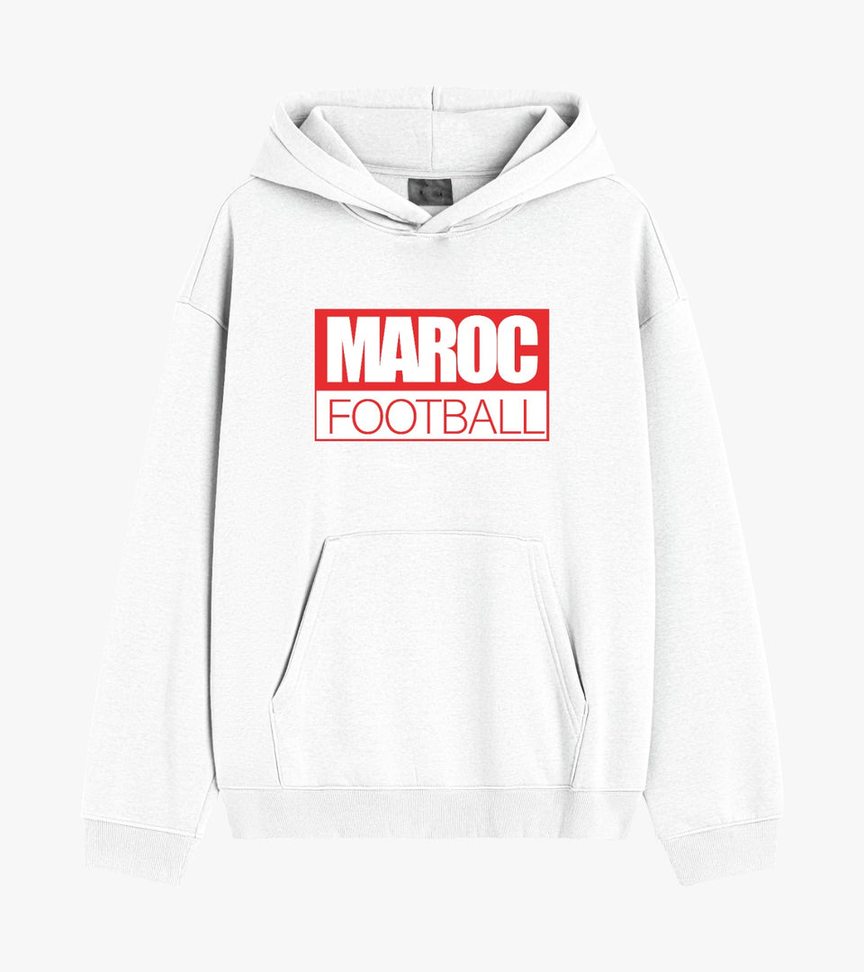 Sweat à Capuche "MAROC FOOTBALL" – MARVEL Design