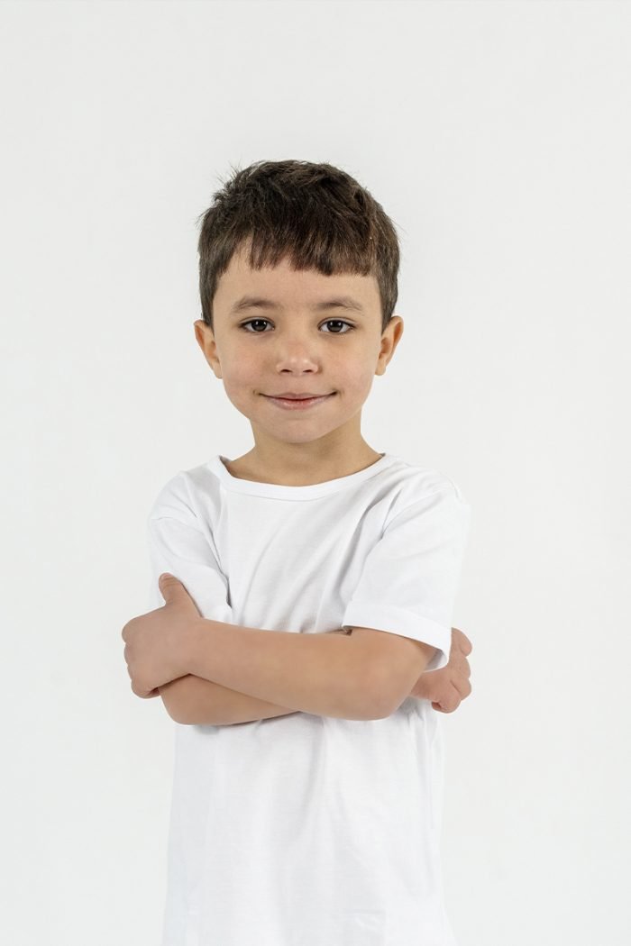 NOA Sous Vetements T Shirt Blanc Col Rond 100 Coton Pour Garcon