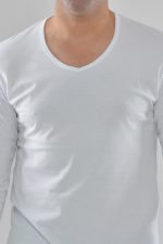 NOA Sous Vetements T Shirt Manches Longues Col V 1
