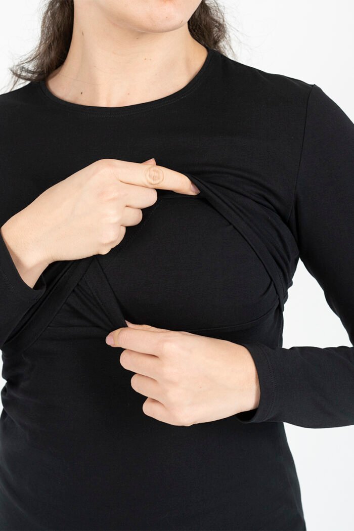 NOA Sous Vetements Pull Dallaitement Manches Longues Blanc Femme
